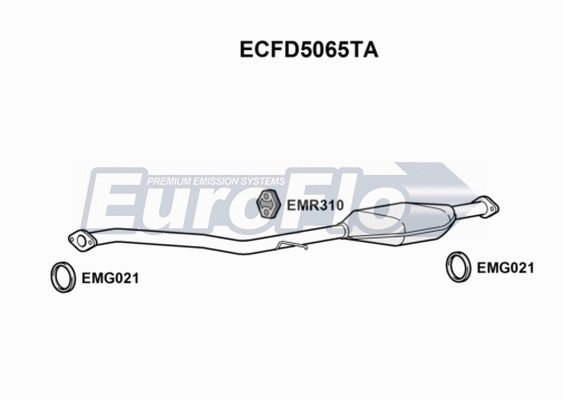 Catalytic Converter (ECFD5065TA)