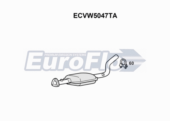 Catalytic Converter (ECVW5047TA)