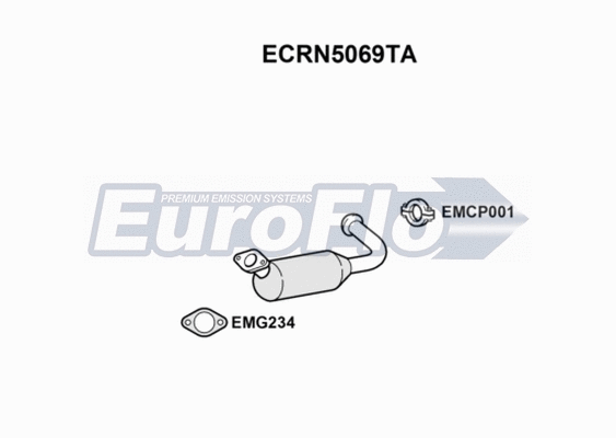 Catalytic Converter (ECRN5069TA)