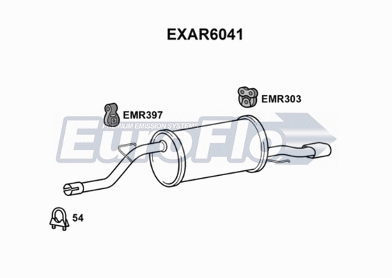 Rear Muffler (EXAR6041)