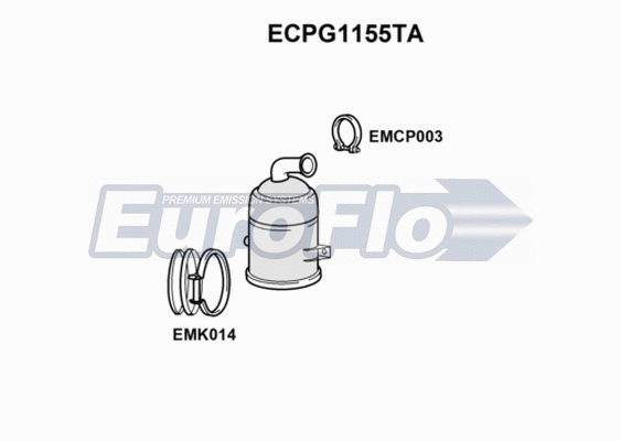 Catalytic Converter (ECPG1155TA)