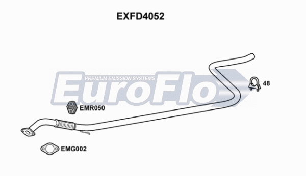 Exhaust Pipe (EXFD4052)