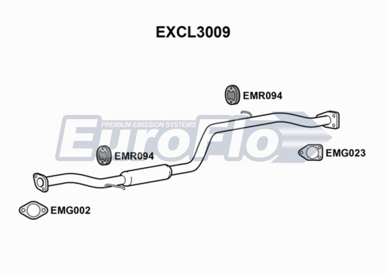 Centre Muffler (EXCL3009)