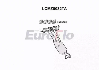 Catalytic Converter (LCMZ0032TA)