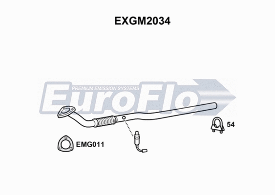 Exhaust Pipe (EXGM2034)