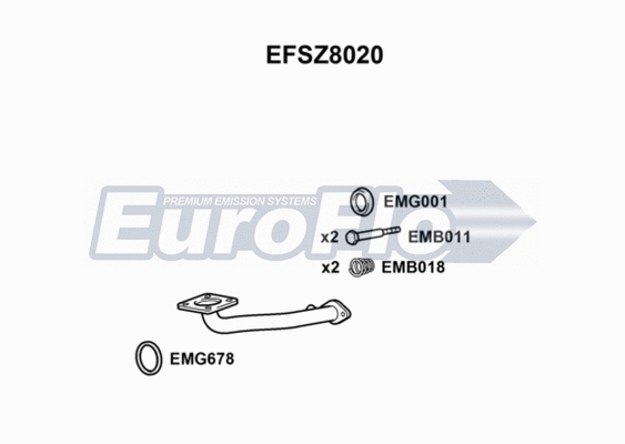 Exhaust Pipe (EFSZ8020)