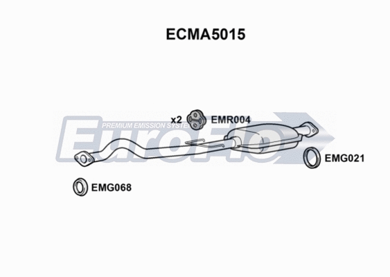 Catalytic Converter (ECMA5015)