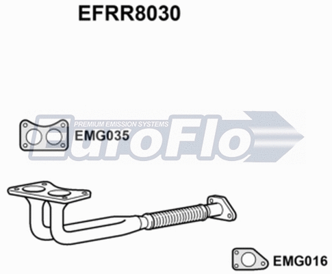 Exhaust Pipe (EFRR8030)