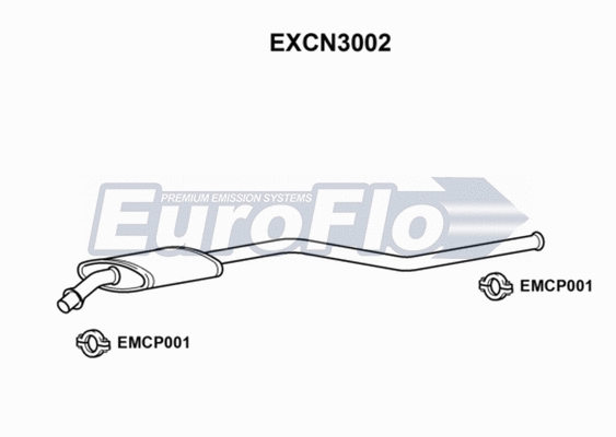 Centre Muffler (EXCN3002)