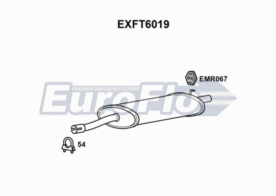 Rear Muffler (EXFT6019)