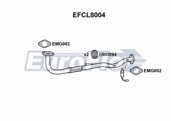Exhaust Pipe (EFCL8004)