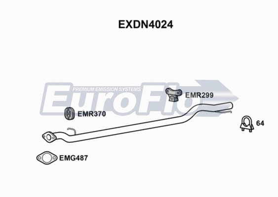 Exhaust Pipe (EXDN4024)