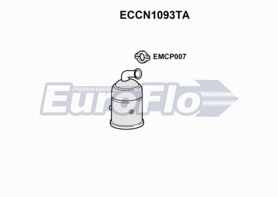 Catalytic Converter (ECCN1093TA)