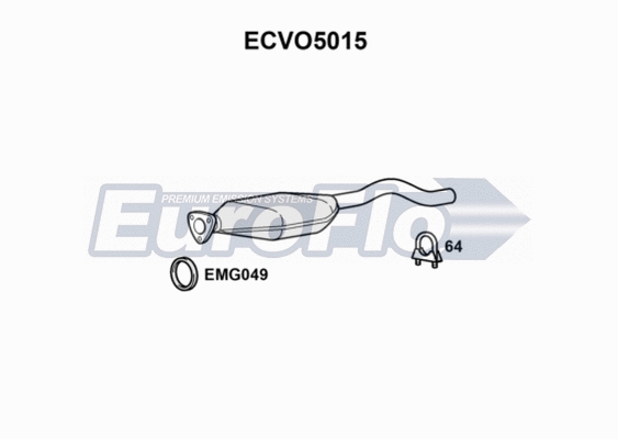 Catalytic Converter (ECVO5015)