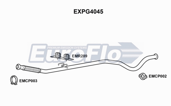 Exhaust Pipe (EXPG4045)