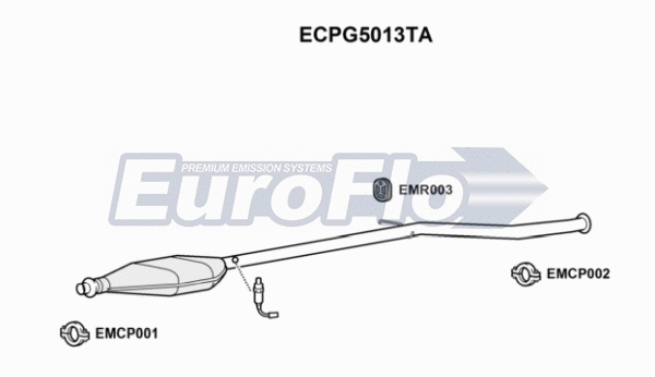 Catalytic Converter (ECPG5013TA)