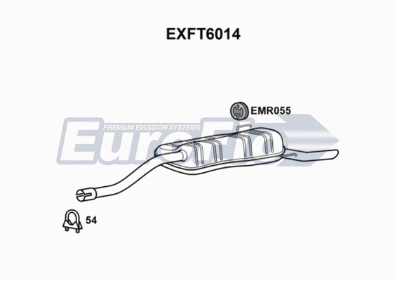 Rear Muffler (EXFT6014)