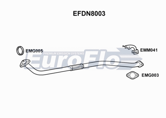 Exhaust Pipe (EFDN8003)