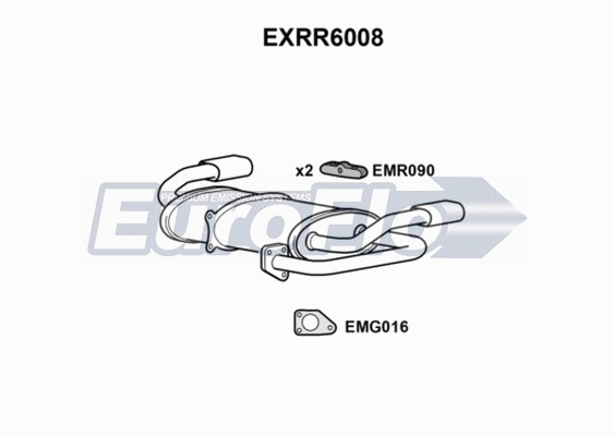 Rear Muffler (EXRR6008)