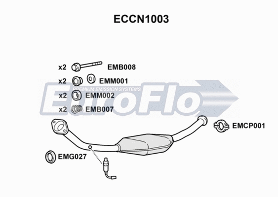 Catalytic Converter (ECCN1003)