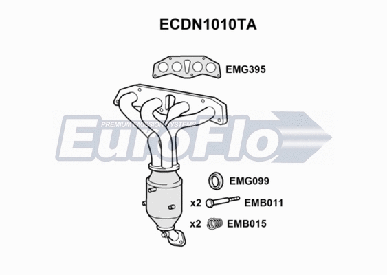 Catalytic Converter (ECDN1010TA)