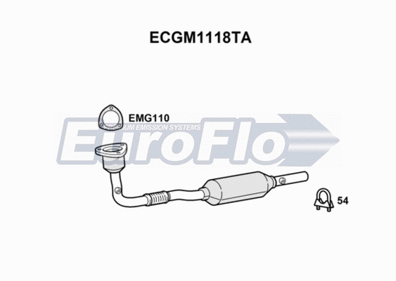 Catalytic Converter (ECGM1118TA)