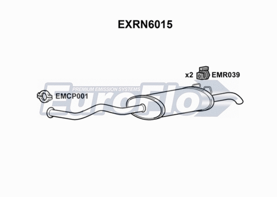 Rear Muffler (EXRN6015)