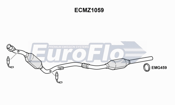 Catalytic Converter (ECMZ1059)