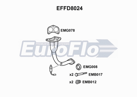 Exhaust Pipe (EFFD8024)