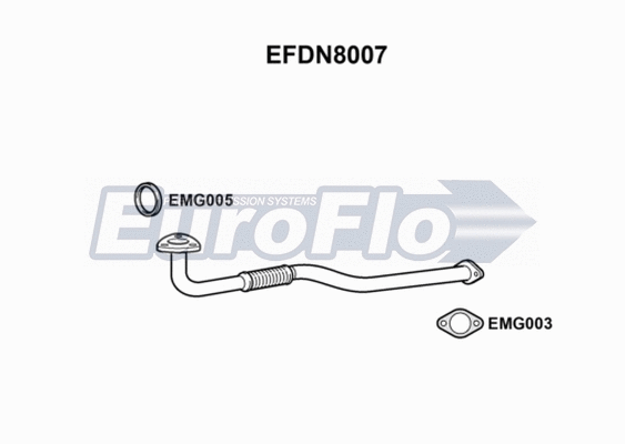 Exhaust Pipe (EFDN8007)