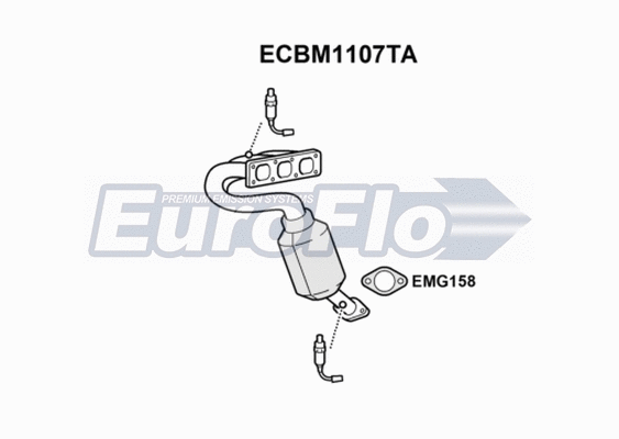 Catalytic Converter (ECBM1107TA)