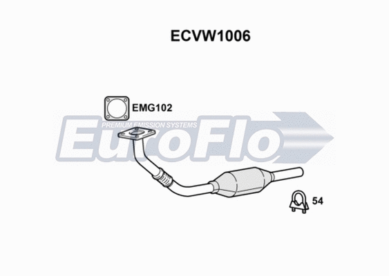 Catalytic Converter (ECVW1006)