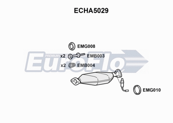 Catalytic Converter (ECHA5029)