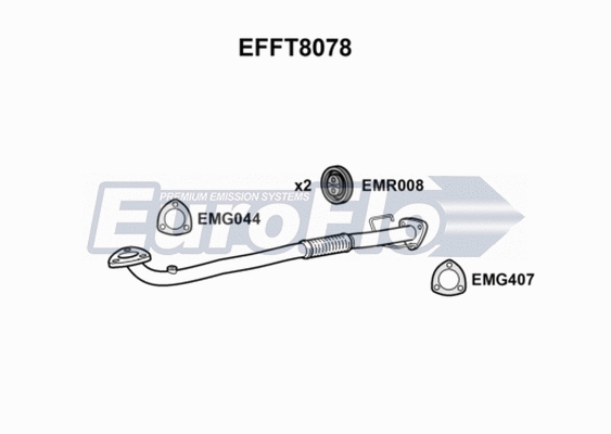Exhaust Pipe (EFFT8078)