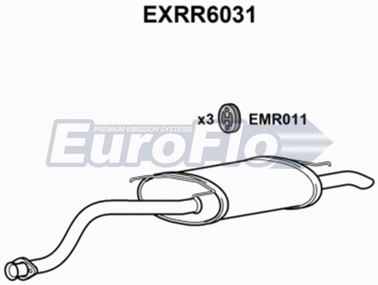 Rear Muffler (EXRR6031)