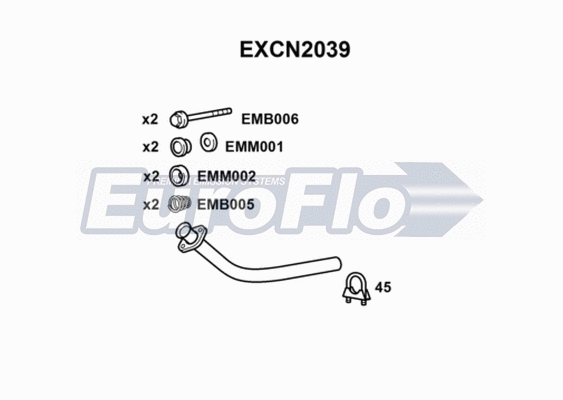 Exhaust Pipe (EXCN2039)