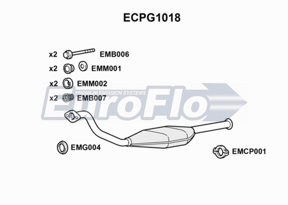 Catalytic Converter (ECPG1018)