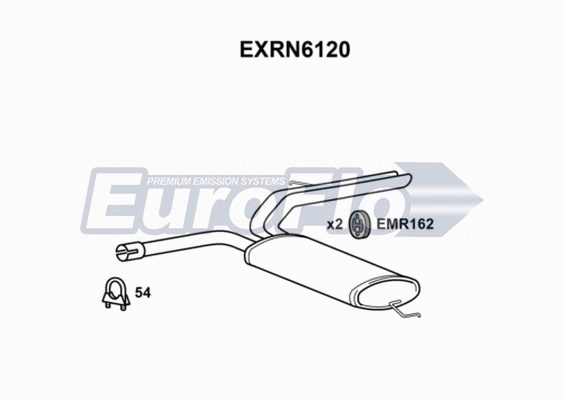 Rear Muffler (EXRN6120)