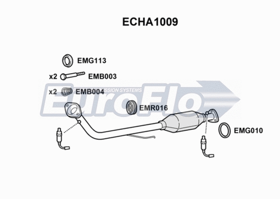 Catalytic Converter (ECHA1009)