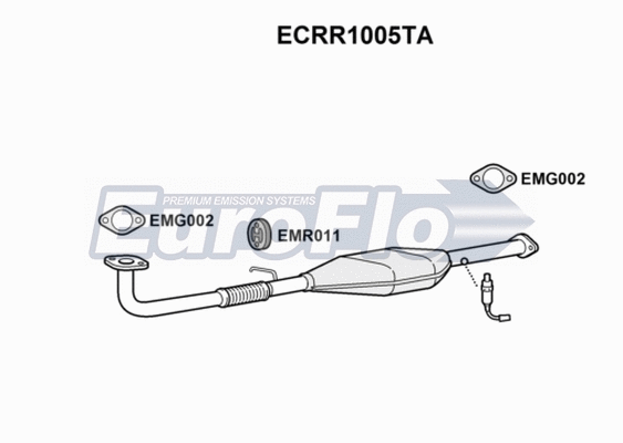 Catalytic Converter (ECRR1005TA)