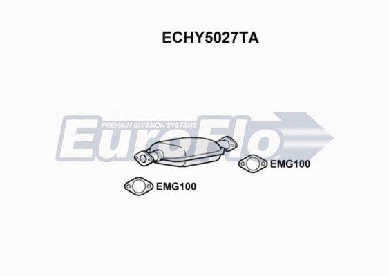 Catalytic Converter (ECHY5027TA)