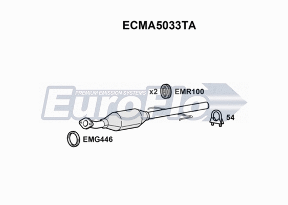 Catalytic Converter (ECMA5033TA)