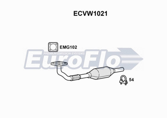 Catalytic Converter (ECVW1021)
