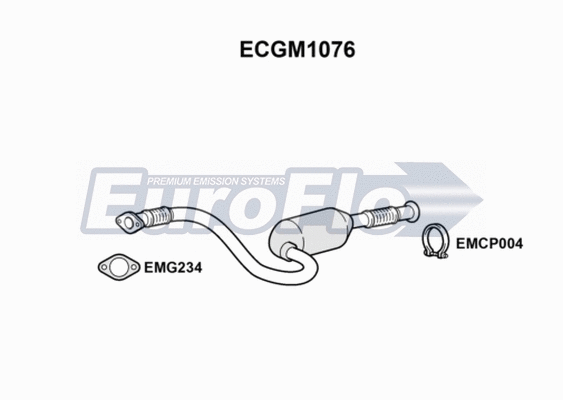 Catalytic Converter (ECGM1076)