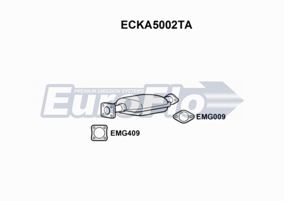 Catalytic Converter (ECKA5002TA)