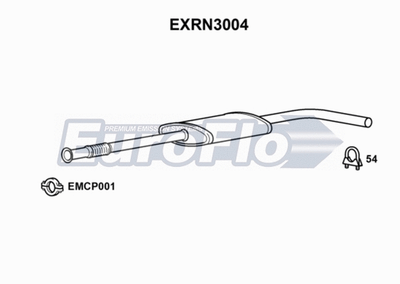 Centre Muffler (EXRN3004)
