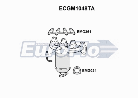 Catalytic Converter (ECGM1048TA)