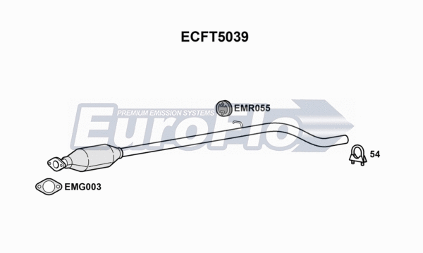 Catalytic Converter (ECFT5039)