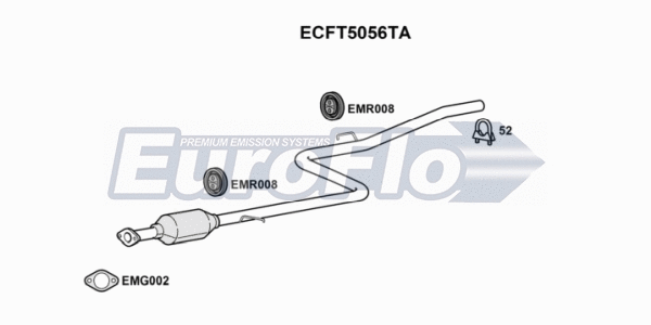 Catalytic Converter (ECFT5056TA)
