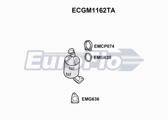 Catalytic Converter (ECGM1162TA)